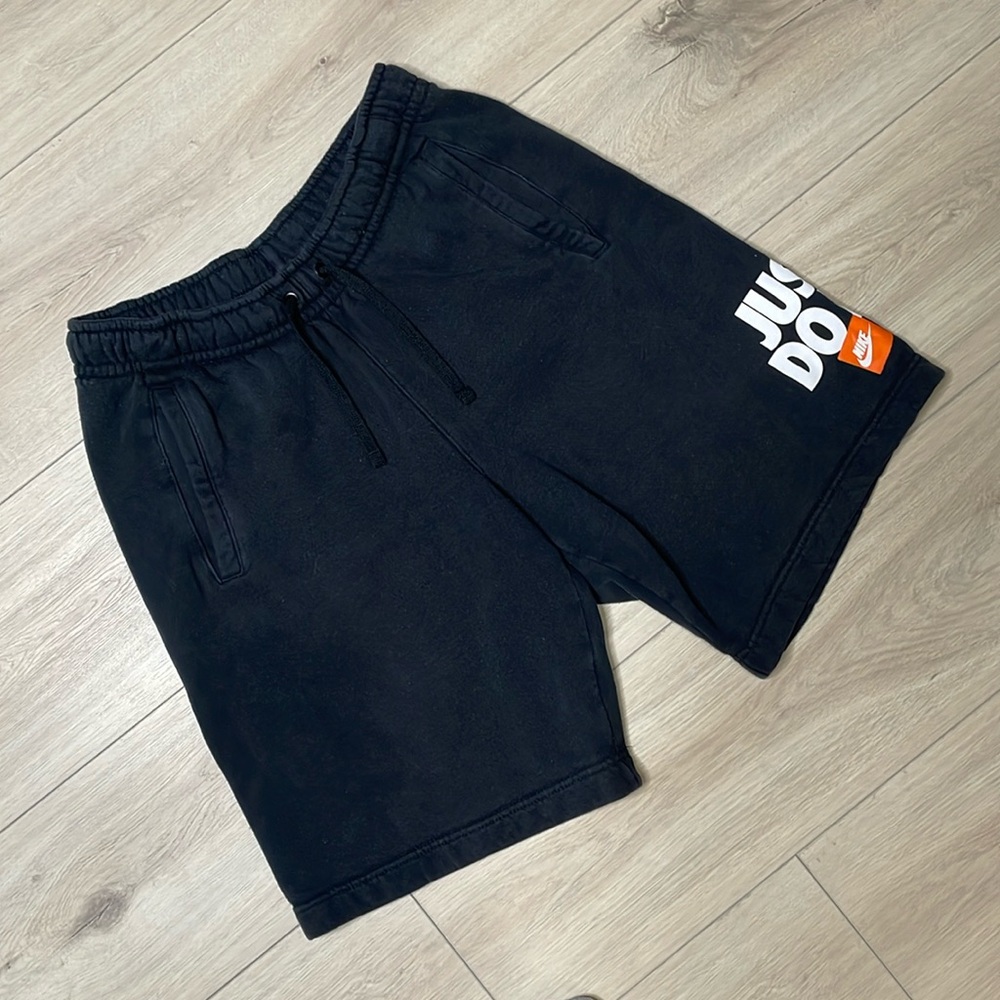 Nike Just Do It Black Sweat Shorts